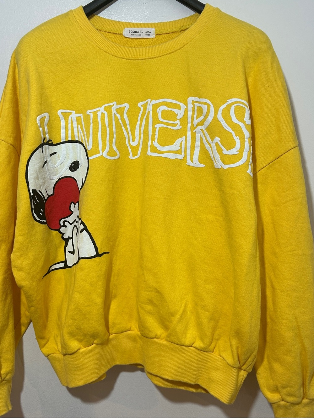 Snoopy Graphic Crewneck sweatshirt Size S